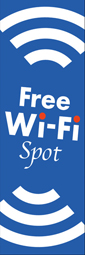 Free Wi-Fi SPOTのぼり旗