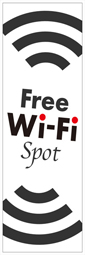 Free Wi-Fi SPOTのぼり旗